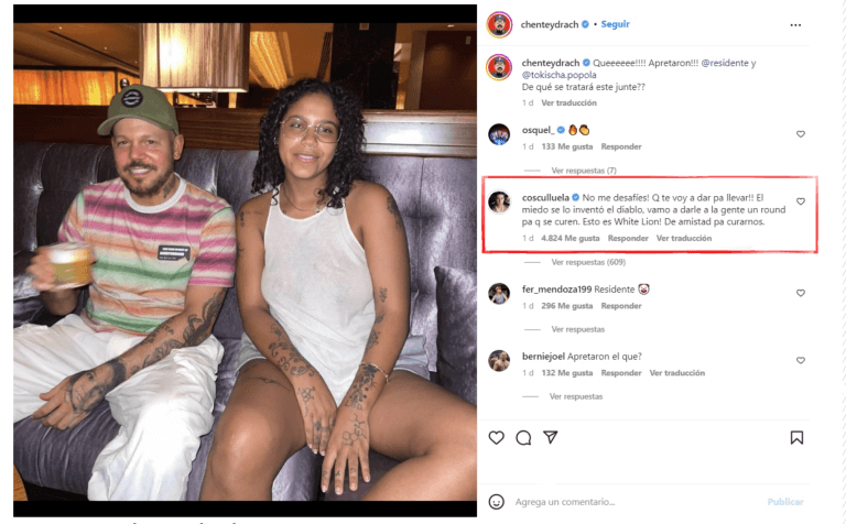 Residente le responde a cosculluela