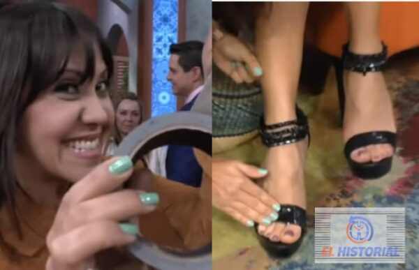 Se le rompe zapatos a Francisca Lachapel en Despierta América