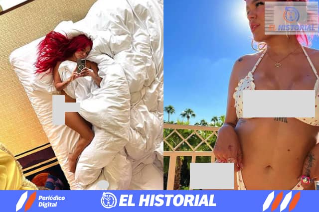 karol g posando