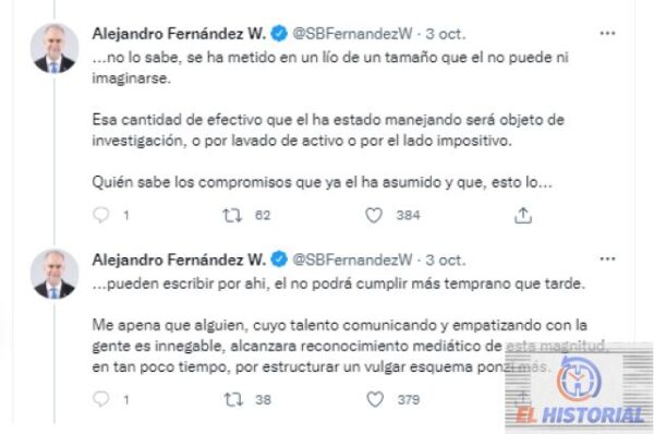 Superintendencia de bancos advierte a Mantequilla fuertemente