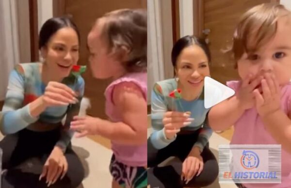 Así fue reacción Hija Natti Natasha al ver foto de Raphy Pina